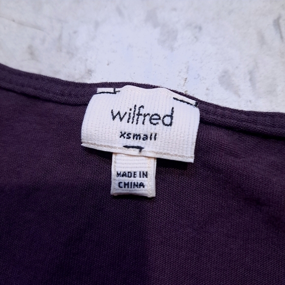 Wilfred | Dark purple ruffled collar sleevless shirt - Picture 5 of 7